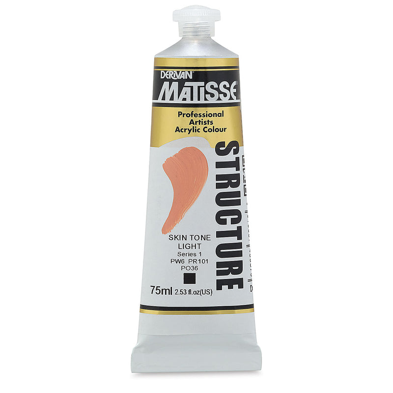 MATISSE STRUCTURE ACRYLIC 75 ML SR1 SKIN TONE LIGHT
