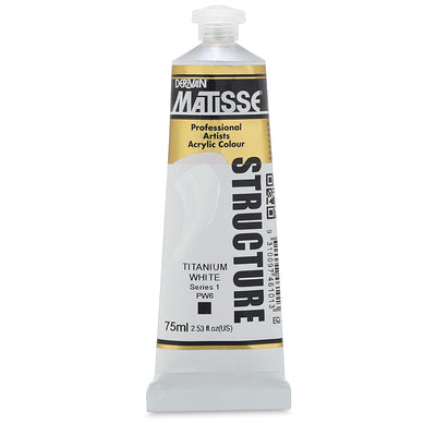 MATISSE STRUCTURE ACRYLIC 75 ML SR1 TITANIUM WHITE