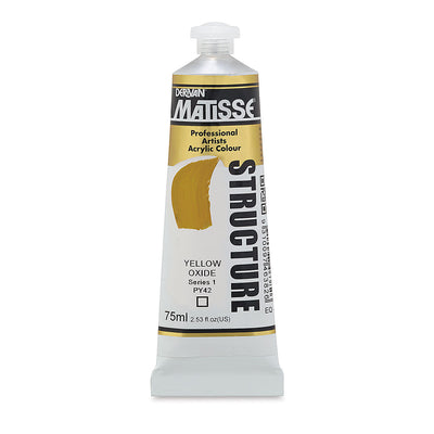 MATISSE STRUCTURE ACRYLIC 75 ML SR1 YELLOW OXIDE