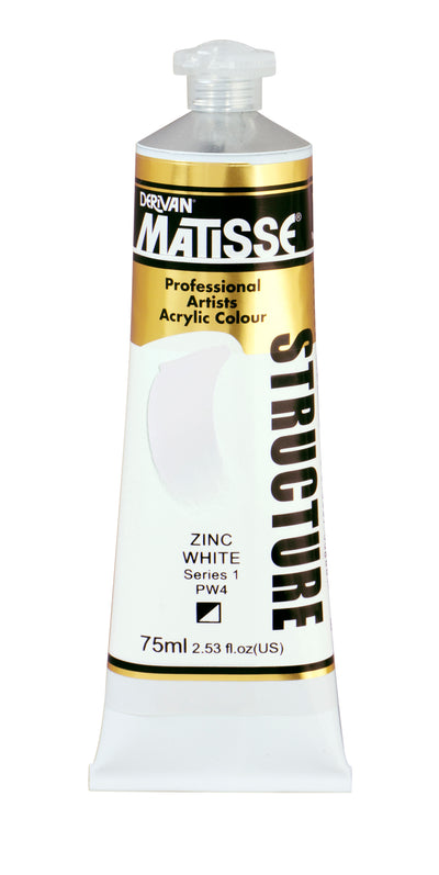 MATISSE STRUCTURE ACRYLIC 75 ML SR1 ZINC WHITE