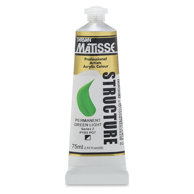 MATISSE STRUCTURE ACRYLIC 75 ML SR2 PERM.GREEN LIGHT