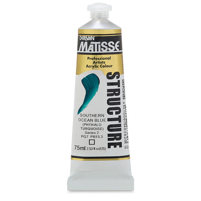 MATISSE STRUCTURE ACRYLIC 75 ML SR2 SOUTH.OCEAN BLUE