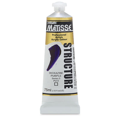 MATISSE STRUCTURE ACRYLIC 75 ML SR3 DIOXAZINE PURPLE