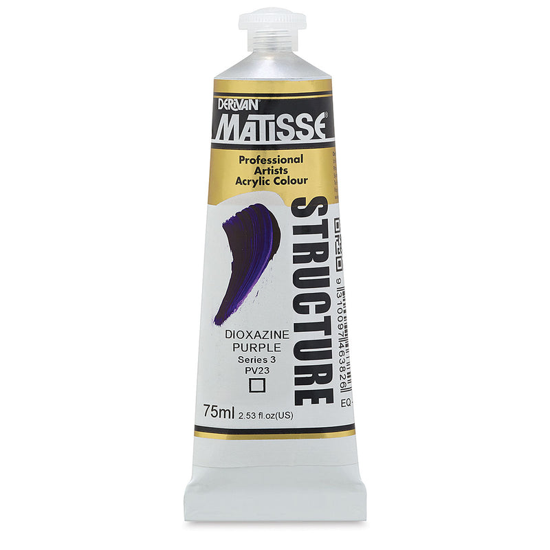 MATISSE STRUCTURE ACRYLIC 75 ML SR3 DIOXAZINE PURPLE