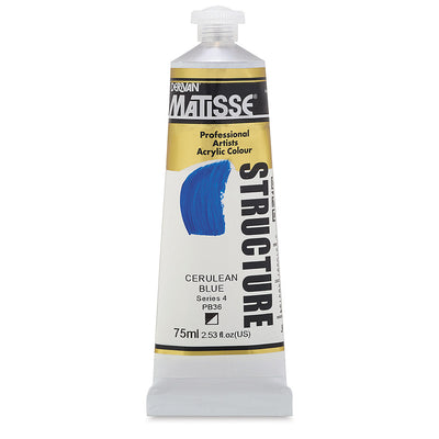 MATISSE STRUCTURE ACRYLIC 75 ML SR4 CERULEAN BLUE