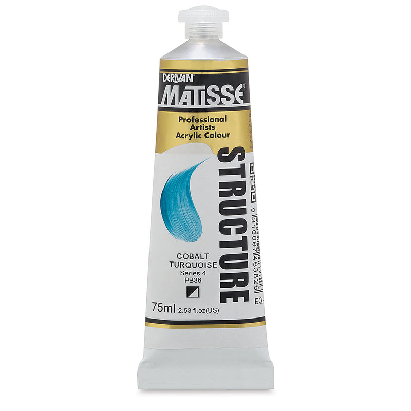 MATISSE STRUCTURE ACRYLIC 75 ML SR4 COBALT TURQUOISE