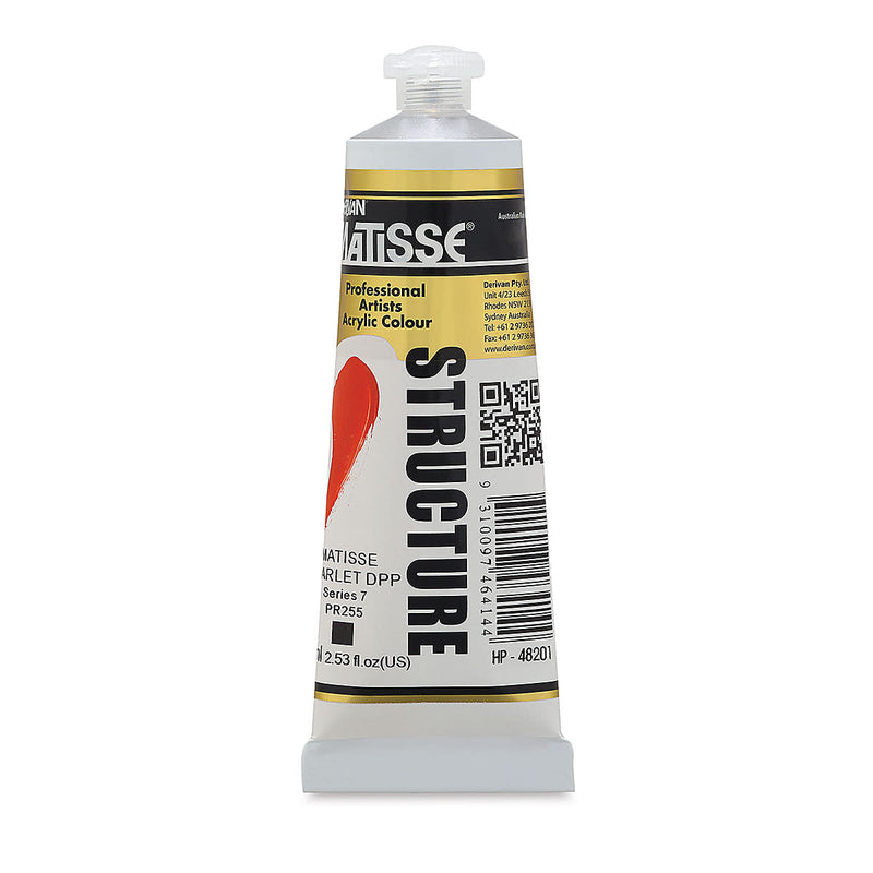 MATISSE STRUCTURE ACRYLIC 75 ML SR7 SCARLET DPP