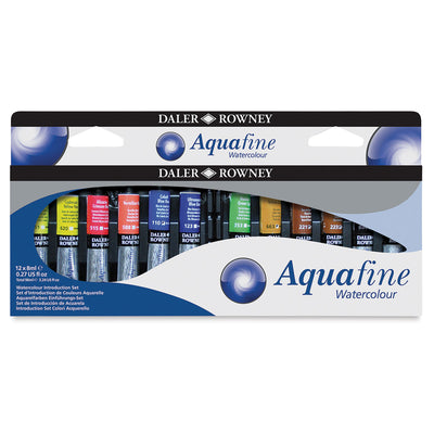 DALER & ROWNEY AQUAFINE WATERCOLOR TUBE SET 12 x 8 ML (D131900556)