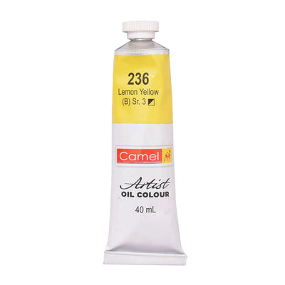 CAMLIN ARTIST OIL COLOUR 40 ML SR 3 LEMON YELLOW (115236)