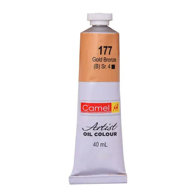 CAMLIN ARTIST OIL COLOUR 40 ML SR 4 GOLD BRONZE (115177)