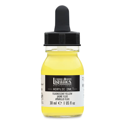 LIQUITEX ACRYLIC INK 30 ML FLUORESCENT YELLOW  (981)