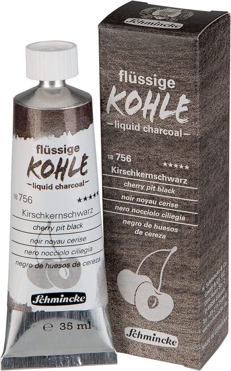 SCHMINCKE LIQUID CHARCOAL PEACH STONE BLACK 5 ML (18756)