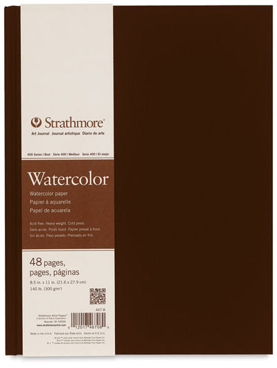 STRATHMORE WATER COLOUR HB 48 SHEETS SR 400 COLD PRESSED 300 GSM 21.6 x 27.9 CM (P467-8-4)