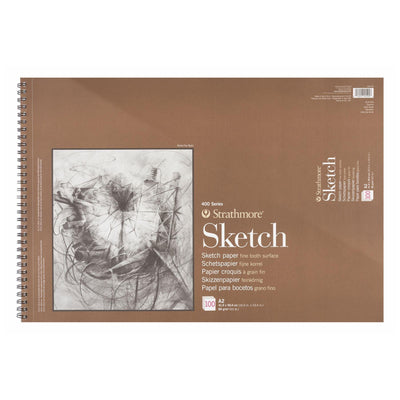STRATHMORE SKETCH PADS 100 SHEETS SR 400 89 GSM 42 x 59.4 CM (P455-92-4)