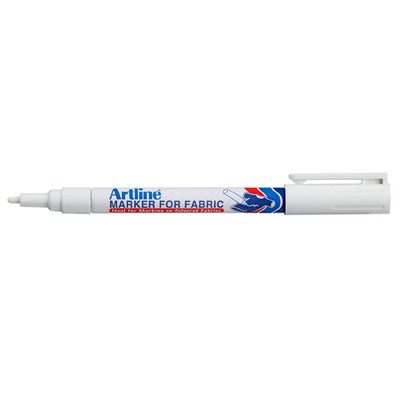 ARTLINE FABRIC MARKER WHITE 0.7 MM (EKC-1)