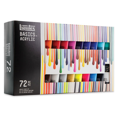 LIQUITEX BASICS ACRYLIC COLOUR SET 72 X 22 ML 3699347