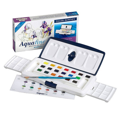 DALER & ROWNEY AQUAFINE PB WATER COLOUR PAN SET OF 20 (D131900026)