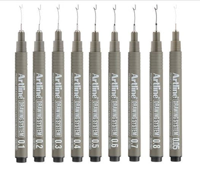 ARTLINE DRAWING SYSTEM BLACK 0.03MM