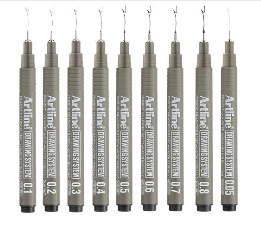 ARTLINE DRAWING SYSTEM BLACK 0.03MM