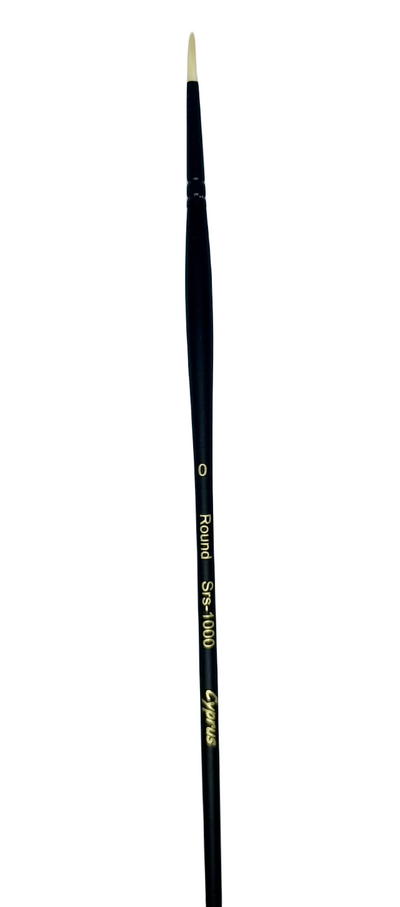 CYPRUS HOG HAIR BRUSH ROUND SR 1000 NO 0