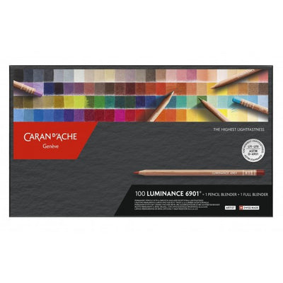 CARAN DACHE LUMINANCE COLOUR PENCIL SET OF 100 (6901.8)