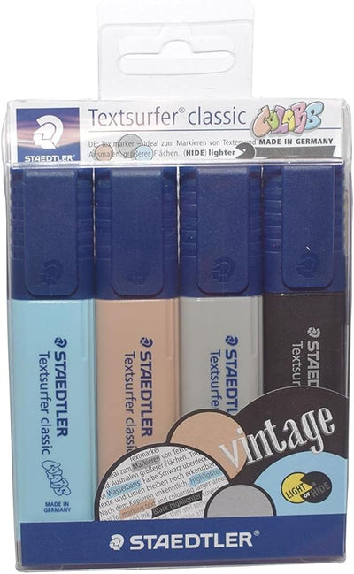 STAEDTLER HIGHLIGHTER PEN PASTEL SHADE SET OF 4 (364CWP4)