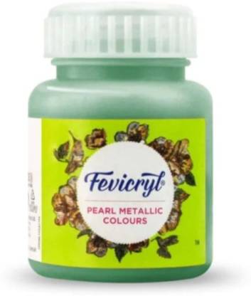 FEVICRYL ACRYLIC COLOUR 911 SPARKLING PEARL GOLDEN GREEN 100 ML