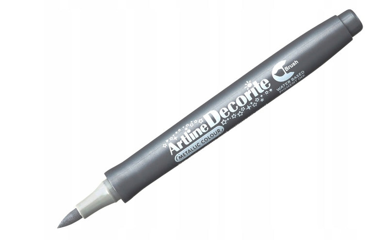 ARTLINE DECORITE BRUSH MARKER SILVER