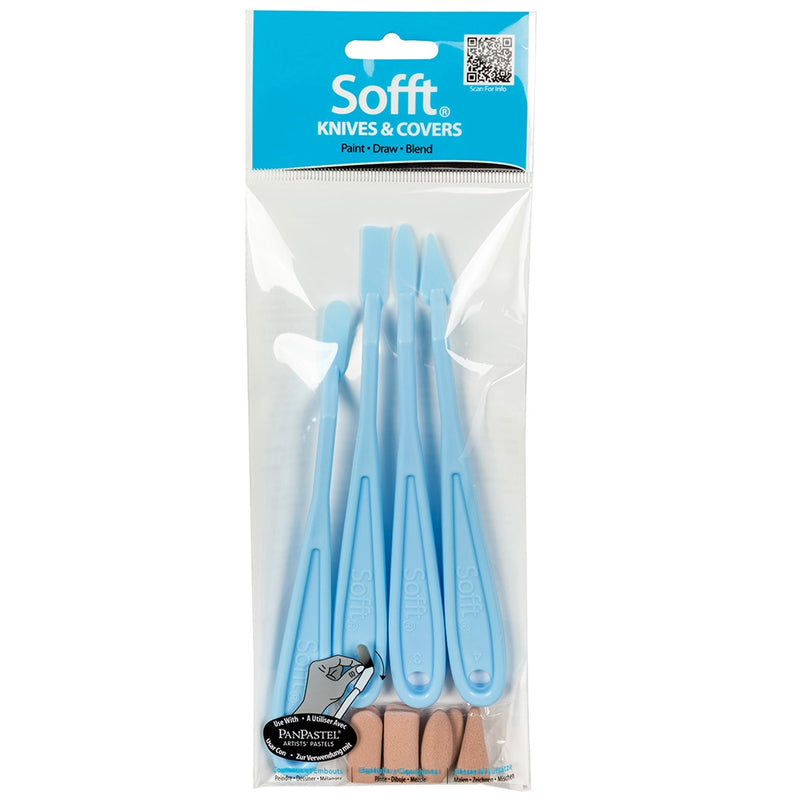 SOFFT SPONGE 4 KNIFE & 8 COVERS (65100)