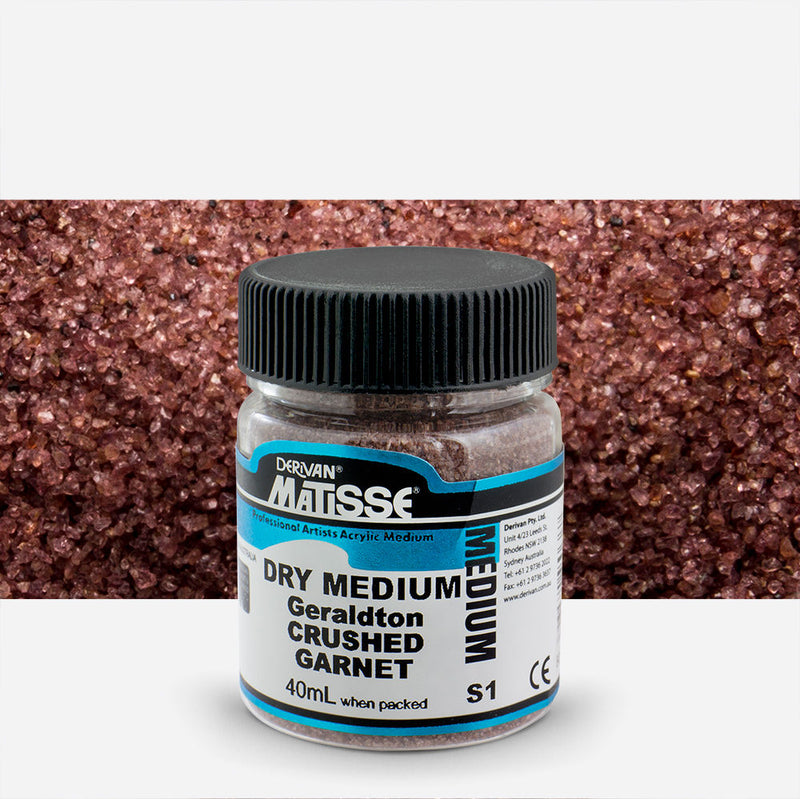 MATISSE DRY MEDIUM CRUSHED GARNET SR 1  40 ML 1MD04CRG