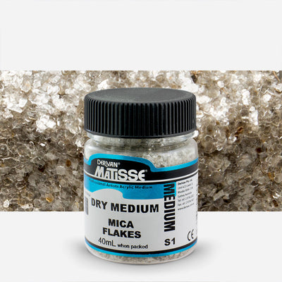 MATISSE DRY MEDIUM MICA FLAKES SR 1  40 ML 1MD04MF