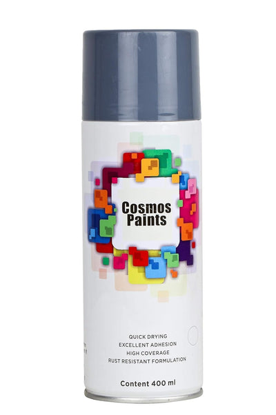 COSMOS ACRYLIC SPRAY PAINT 400 ML ANTI RUST MEDIUM GREY PRIMER 89