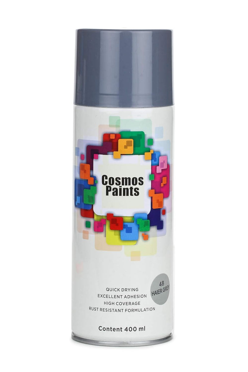 COSMOS ACRYLIC SPRAY PAINT 400 ML HAIER GREY 48