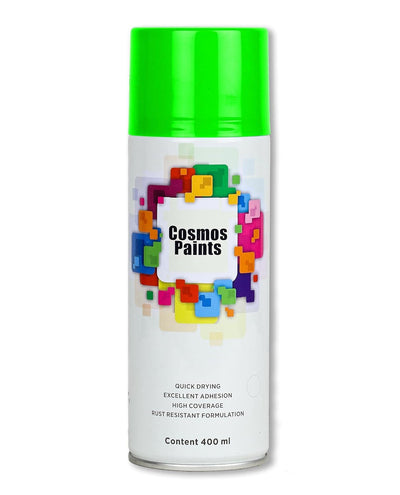 COSMOS ACRYLIC SPRAY PAINT 400 ML FLOURESCENT GREEN 1003