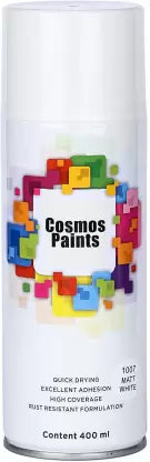 COSMOS ACRYLIC SPRAY PAINT 400 ML FLOURESCENT PRIMER WHITE 1007