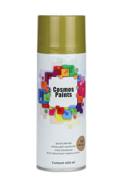 COSMOS ACRYLIC SPRAY PAINT 400 ML 18K GOLD 188