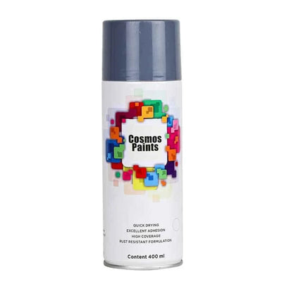 COSMOS ACRYLIC SPRAY PAINT 400 ML METALIC SILVER 228