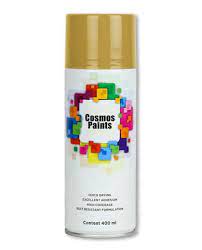 COSMOS ACRYLIC SPRAY PAINT 400 ML BRIGHT GOLD 2595