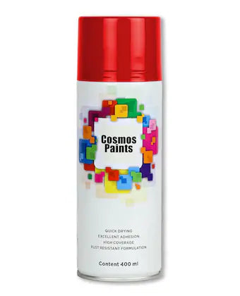 COSMOS ACRYLIC SPRAY PAINT 400 ML BRIGHT RED 5228