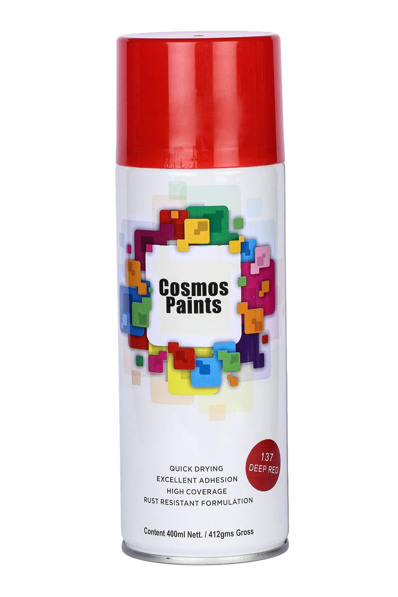 COSMOS ACRYLIC SPRAY PAINT 400 ML DEEP RED 137