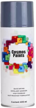 COSMOS ACRYLIC SPRAY PAINT 400 ML HIGH HEAT SILVER 1300