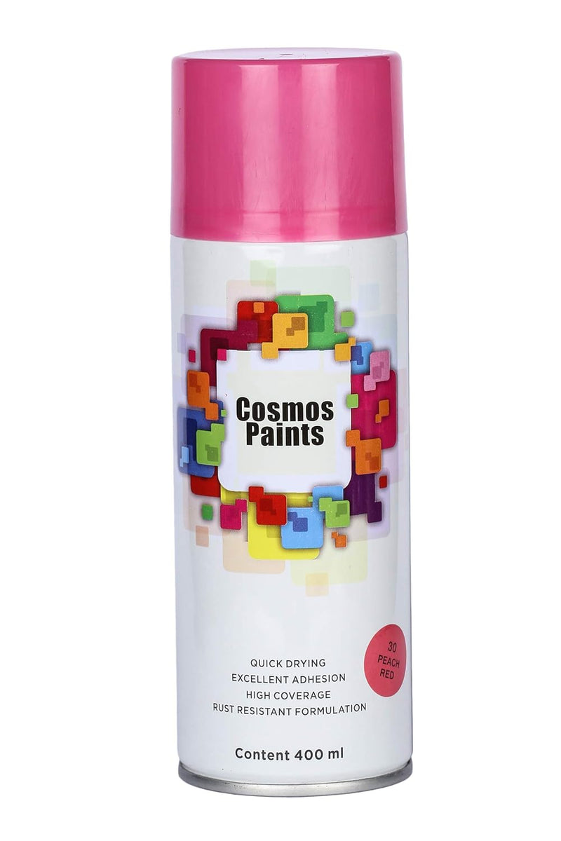 COSMOS ACRYLIC SPRAY PAINT 400 ML PEACH RED 30