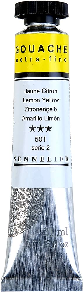 SENNELIER XTRA FINE GOUACHE COLOUR 21 ML SR 2 LEMON YELLOW  (N130511.501)