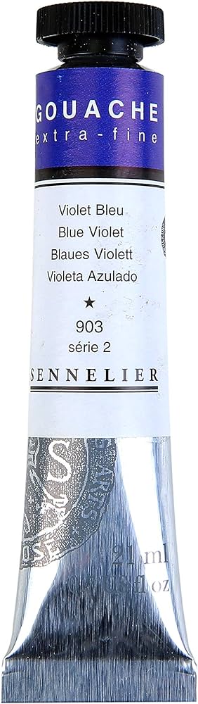 SENNELIER XTRA FINE GOUACHE COLOUR 21 ML SR 2 VIOLET BLUE  (N130511.903)