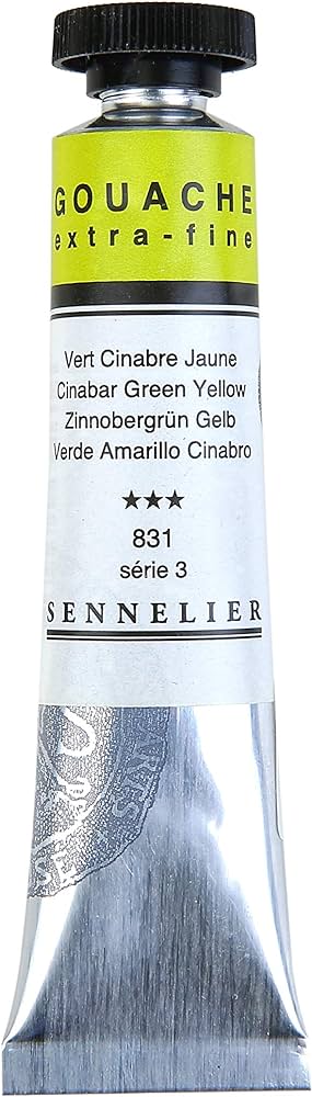 SENNELIER XTRA FINE GOUACHE COLOUR 21 ML SR 3 CINNABAR GREEN YELLOW  (N130511.831)