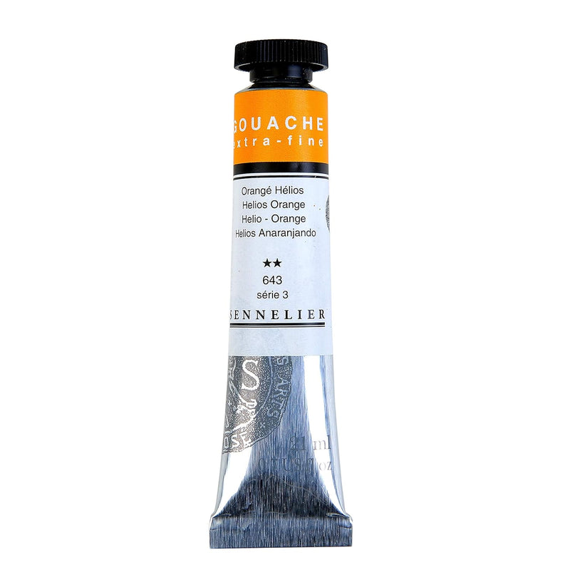 SENNELIER XTRA FINE GOUACHE COLOUR 21 ML SR 3 HELIOS ORANGE  (N130511.643)
