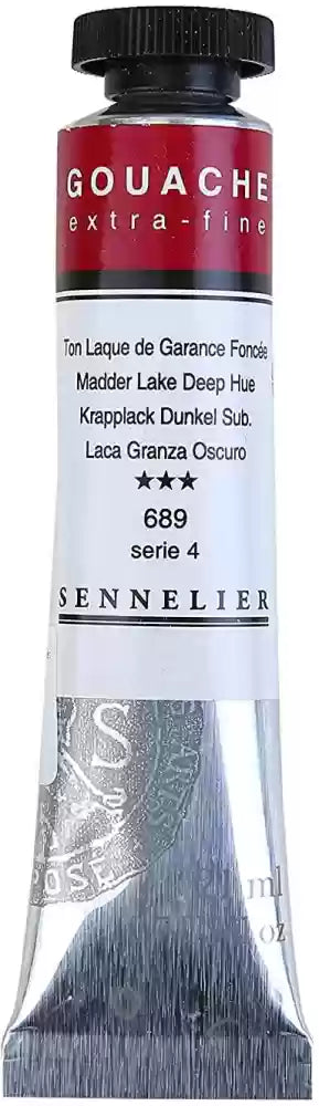 SENNELIER XTRA FINE GOUACHE COLOUR 21 ML SR 4 MADDER LAKE DEEP  (N130511.689)