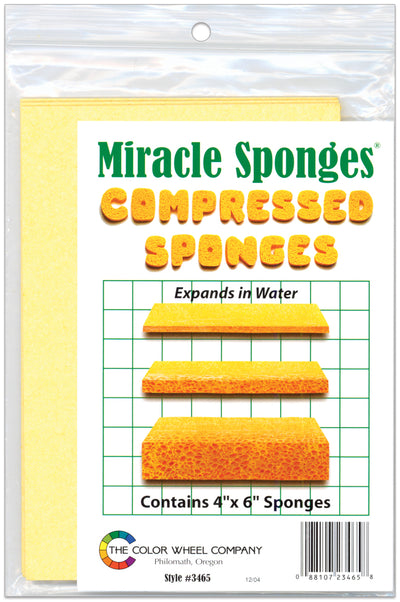 THE COLOR WHEEL MIRACLE SPONGES 3465- 4"X 6" (3465)