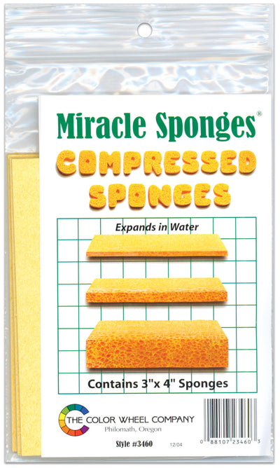 THE COLOR WHEEL MIRACLE SPONGES 3460- 3"X 4" (3460)