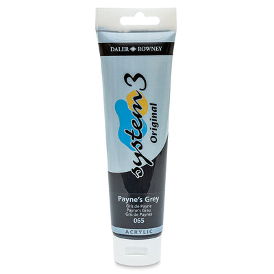 DALER & ROWNEY SYSTEM 3 ACRYLIC 150 ML PAYNES GREY 150065